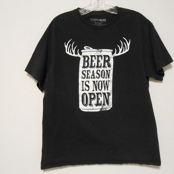 Beer Season Is Now Open T-Shirt - Picture 1 of 3